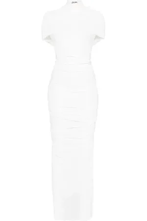 Jean Paul Gaultier Jersey double-layer maxi dress