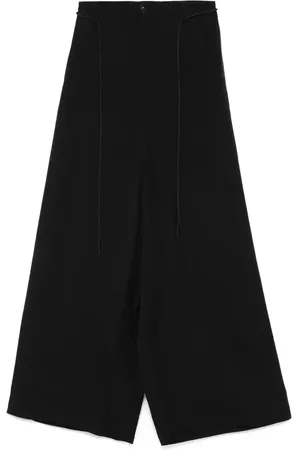 Y-3 Twill wide-leg trousers