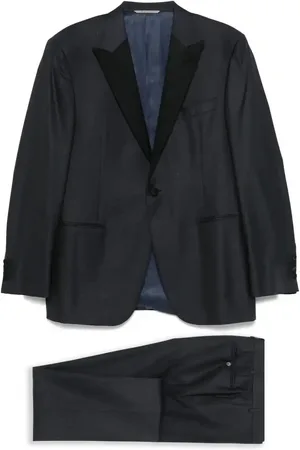 CANALI Satin-lapel suit