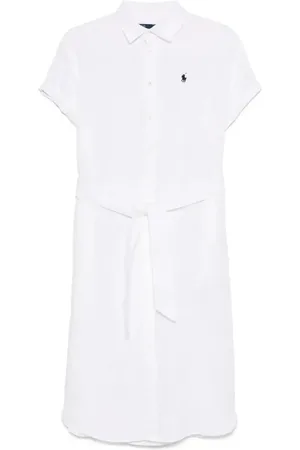 Ralph Lauren Oxford belted midi dress