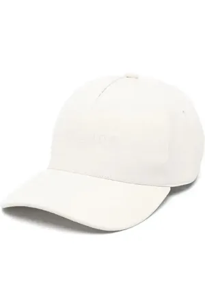 Saint Laurent Logo-embroidered corduroy cap