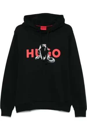 HUGO BOSS Animal-print hoodie