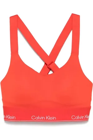Calvin Klein Logo-hem sports bra