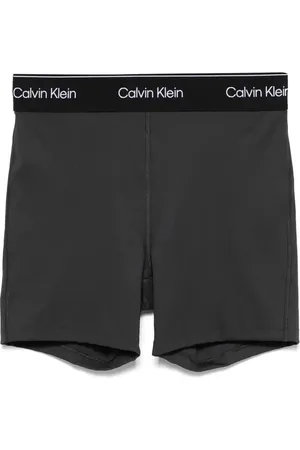Calvin Klein Logo-waistband compression shorts