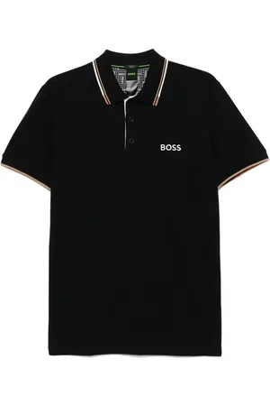 HUGO BOSS Logo-embroidered polo shirt