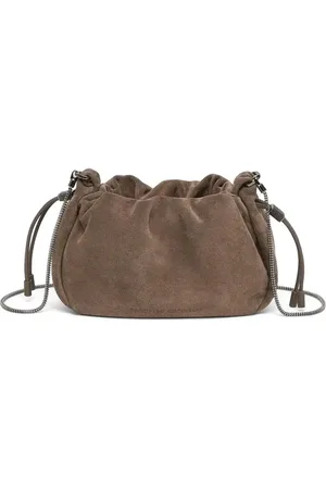 Brunello Cucinelli Suede shoulder bag