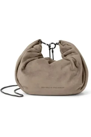 Brunello Cucinelli Debossed-logo cross body bag