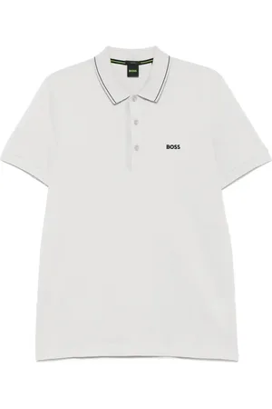 HUGO BOSS Piqué-weave polo shirt