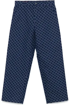 Gucci GG Shadow-jacquard cotton trousers