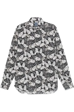 BARBA Floral-print shirt
