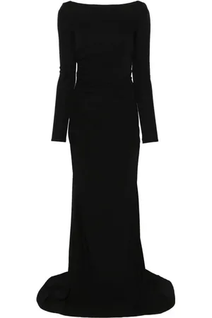 Elisabetta Franchi Cowl-neck maxi dress