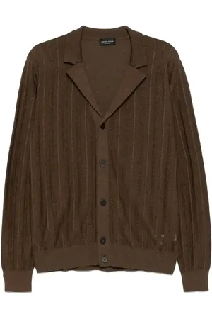 Roberto Collina Ribbed-detailed cardigan