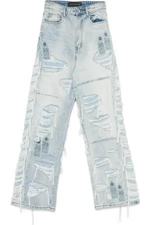 Who Decides War Full Distress Arch jeans
