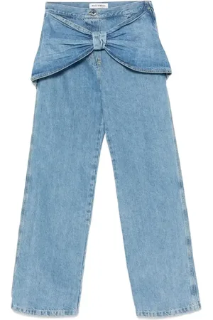 Mach & Mach Bow-detailed jeans