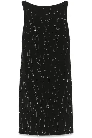 Moschino Tagging-barbs mini dress