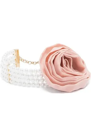 BLUMARINE Floral-appliqué chocker