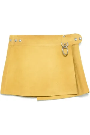 Prada Leather mini skirt