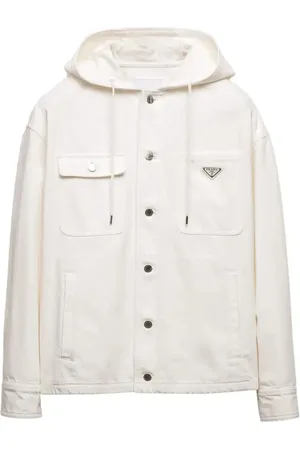 Prada Hooded denim jacket