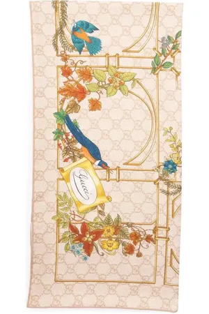 Gucci Printed silk scarf