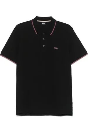 HUGO BOSS Logo-appliqué polo shirt