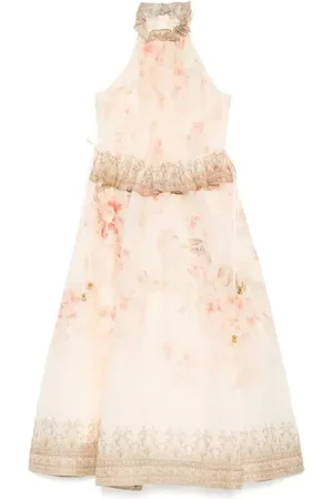 ZIMMERMANN Illuminate Halter midi dress