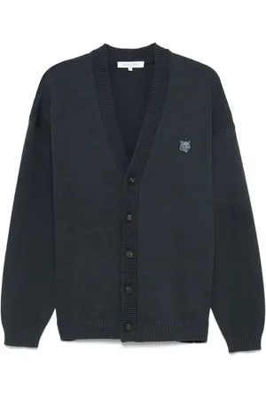 Maison Kitsuné Bold Fox Head-patch cardigan
