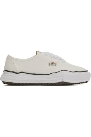 Maison Mihara Yasuhiro Logo-tag cotton sneakers