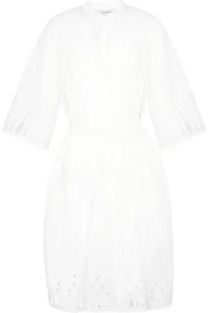 YVES SALOMON Pleated midi dress