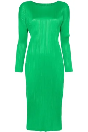PLEATS PLEASE ISSEY MIYAKE Monthly Colors: February midi dress