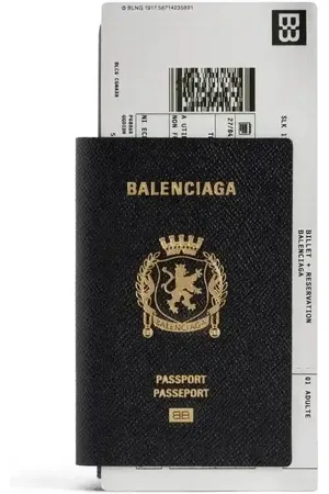 Balenciaga Passport leather wallet