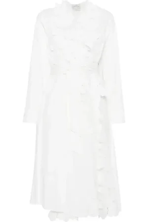 FORTE FORTE Embroidered midi dress