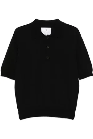 Seven Gauge Crepe polo shirt