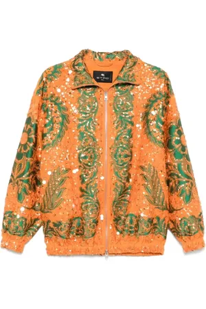 Etro Sequin-embellished bomber jacket