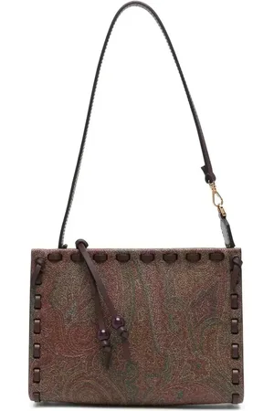 Etro Paisley-jacquard clutch bag
