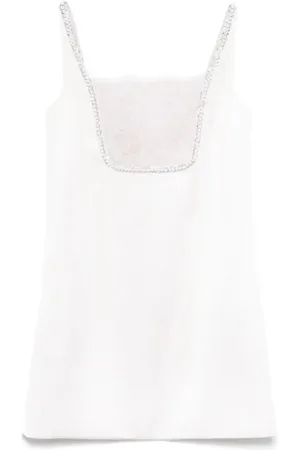 Self-Portrait Satin mini dress