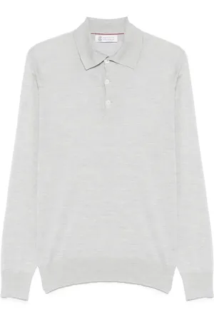 Brunello Cucinelli Fine-knit polo shirt