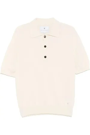 Seven Gauge Crepe polo shirt
