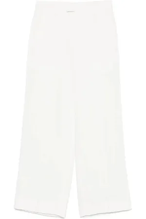ANN DEMEULEMEESTER Straight trousers
