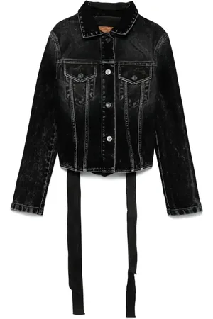 Balenciaga Lace-up denim jacket