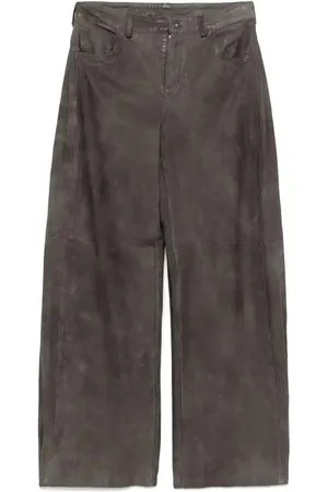 SALVATORE SANTORO Leather trousers