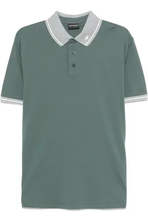 Emporio Armani Logo-embroidered polo shirt