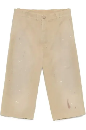 Maison Margiela Paint-splatter shorts