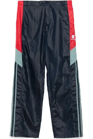 MARTINE ROSE Logo-embroidered track pants