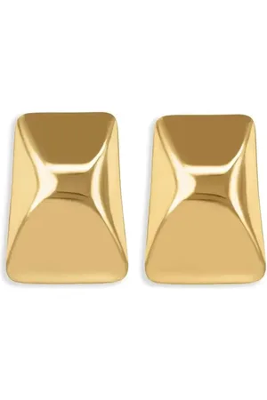 ANINE BING Curved rectangle earrings