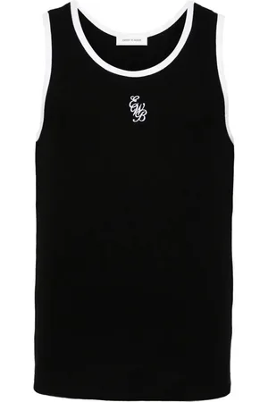 Ernest W. Baker Logo-embroidered tank top
