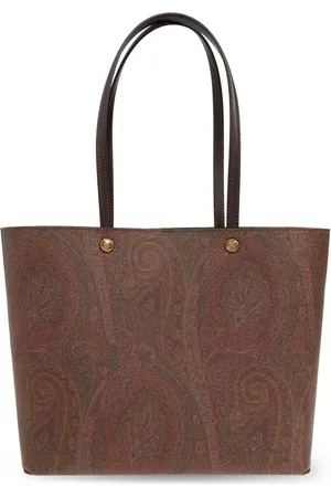Etro Large Paisley jacquard shopper tote bag