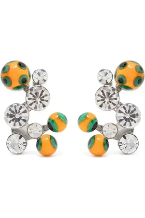 DRIES VAN NOTEN Crystal-embellished earrings