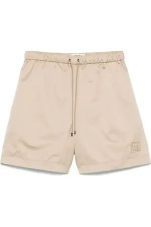 Fendi Logo-patch shorts