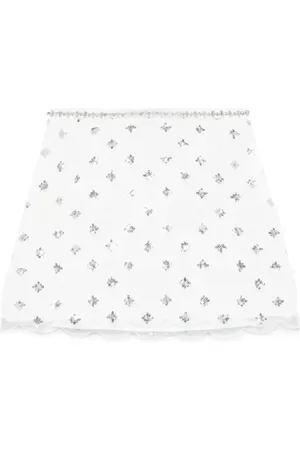 VIVETTA Sequin-embellished mini skirt