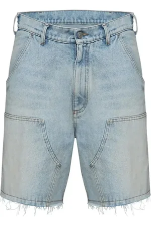 Maison Margiela Numbers-motif denim shorts